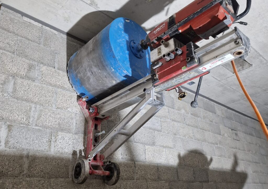 Durchmesser 450 Trockenbohrung